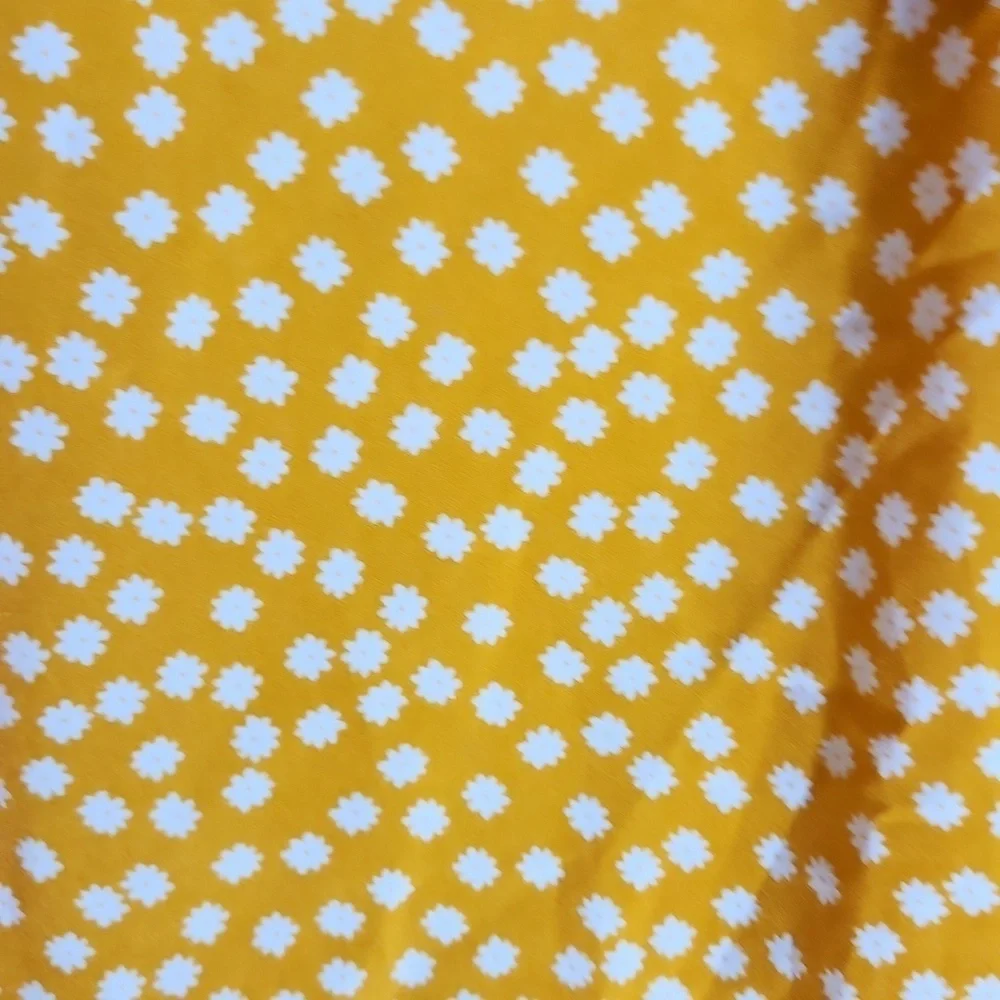 Shein Skirt Long Maxi Floral Golden Yellow Large